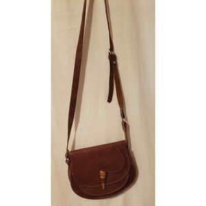 hand made leather saddle bag purse